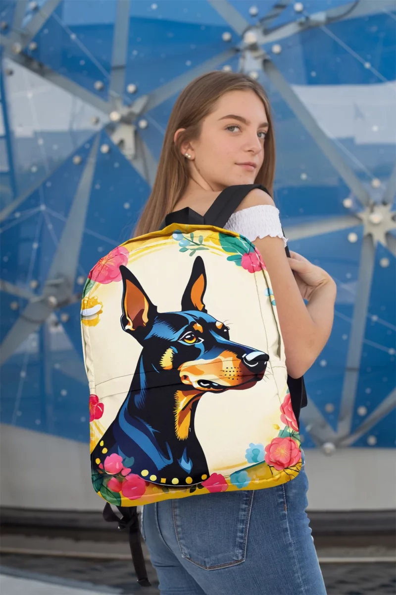 Teen Home Decor Manchester Terrier Elegance Minimalist Backpack 2