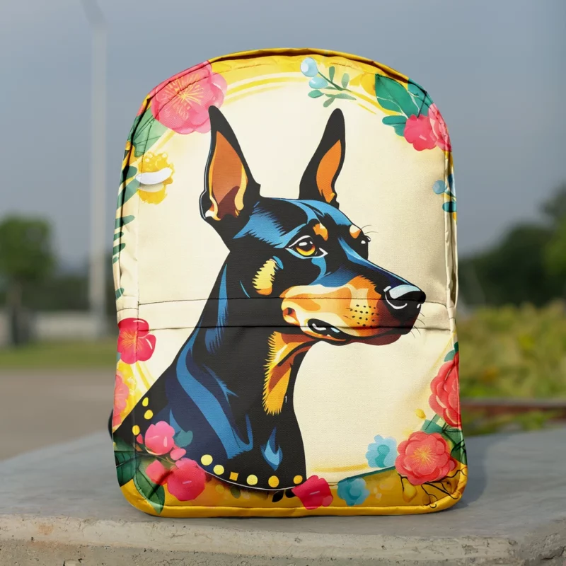 Teen Home Decor Manchester Terrier Elegance Minimalist Backpack