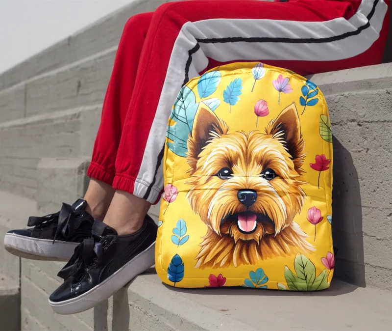 Teen Home Decor Norwich Terrier Elegance Minimalist Backpack 1