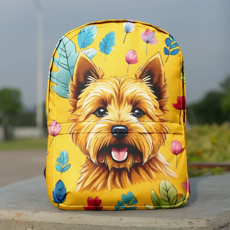 Teen Home Decor Norwich Terrier Elegance Minimalist Backpack