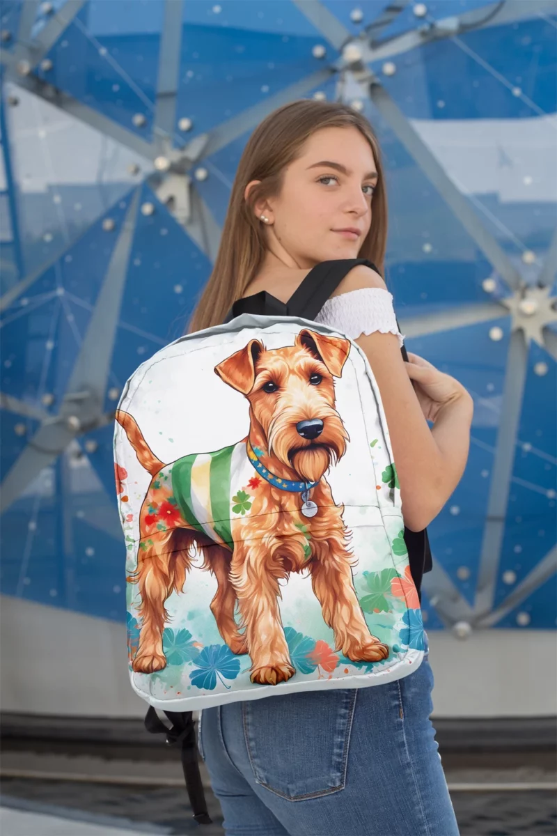 Teen Irish Terrier Present Gift of Joy Minimalist Backpack 2