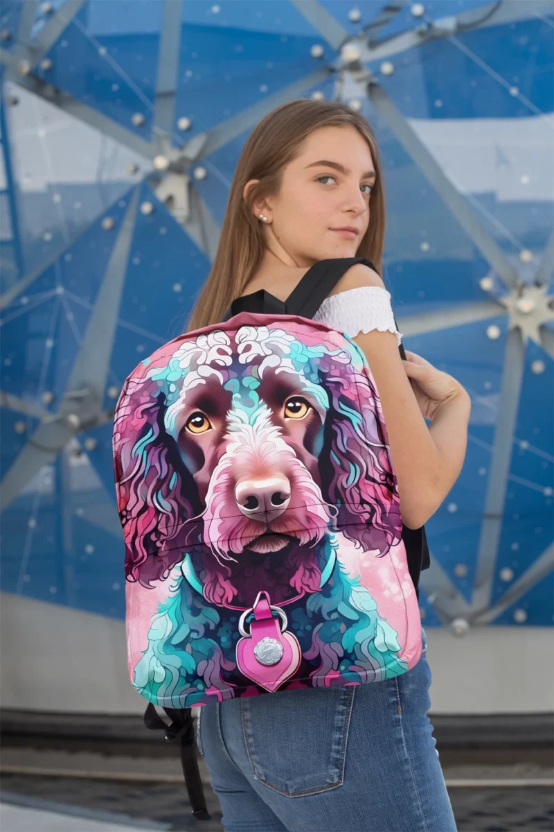 Teen Irish Water Spaniel Present Gift of Joy Minimalist Backpack 2