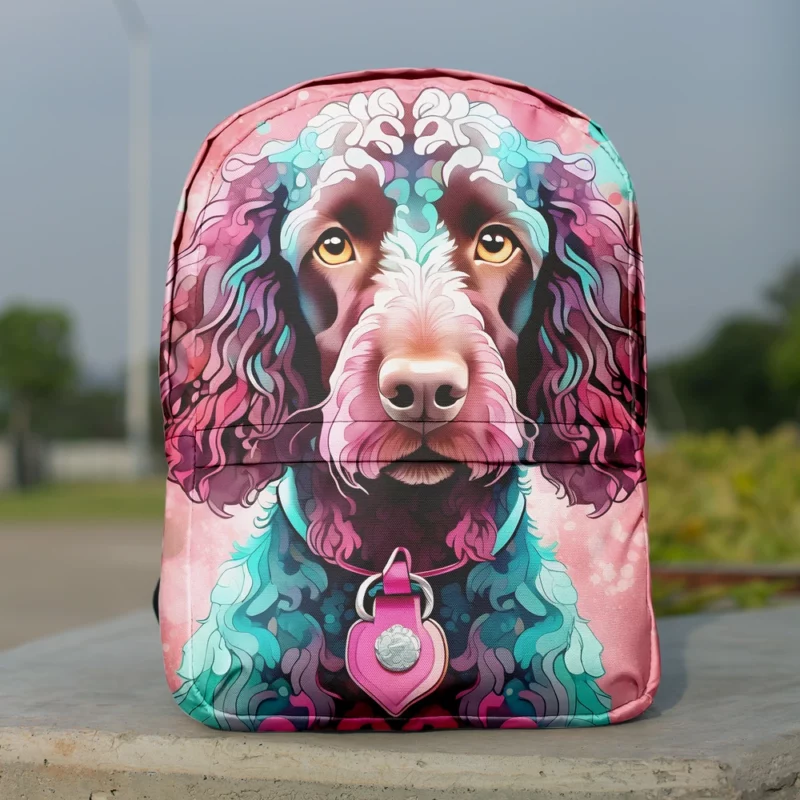 Teen Irish Water Spaniel Present Gift of Joy Minimalist Backpack