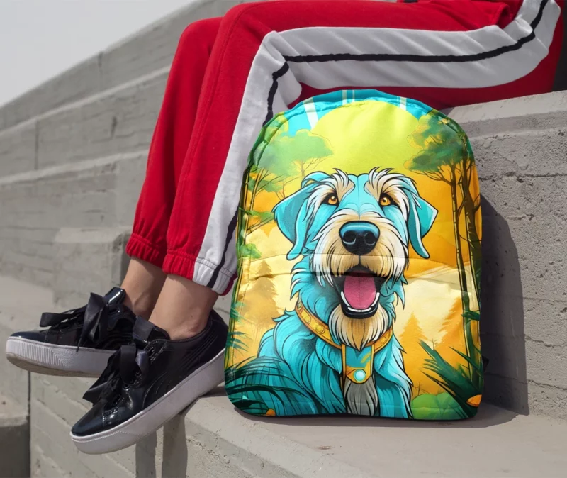 Teen Irish Wolfhound Present Gift of Joy Minimalist Backpack 1