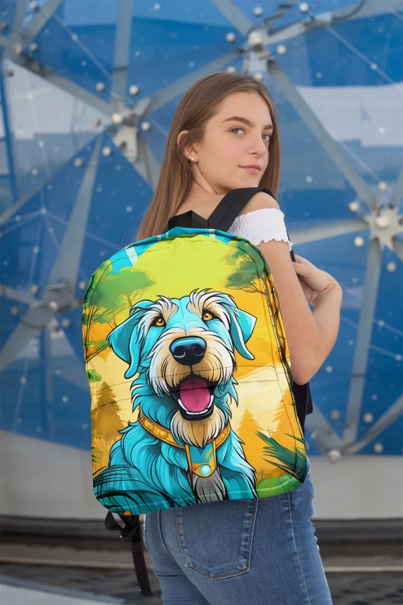 Teen Irish Wolfhound Present Gift of Joy Minimalist Backpack 2