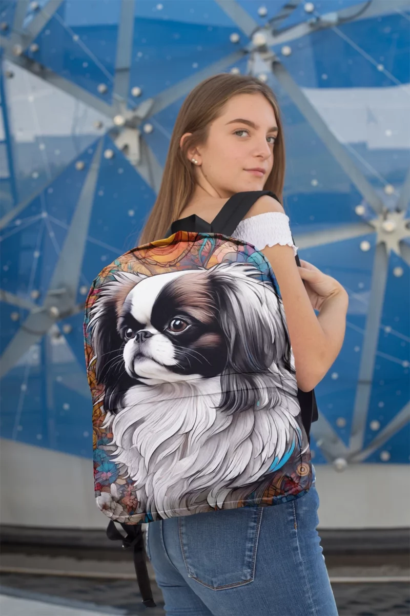 Teen Japanese Chin Pal Birthday Joy Minimalist Backpack 2