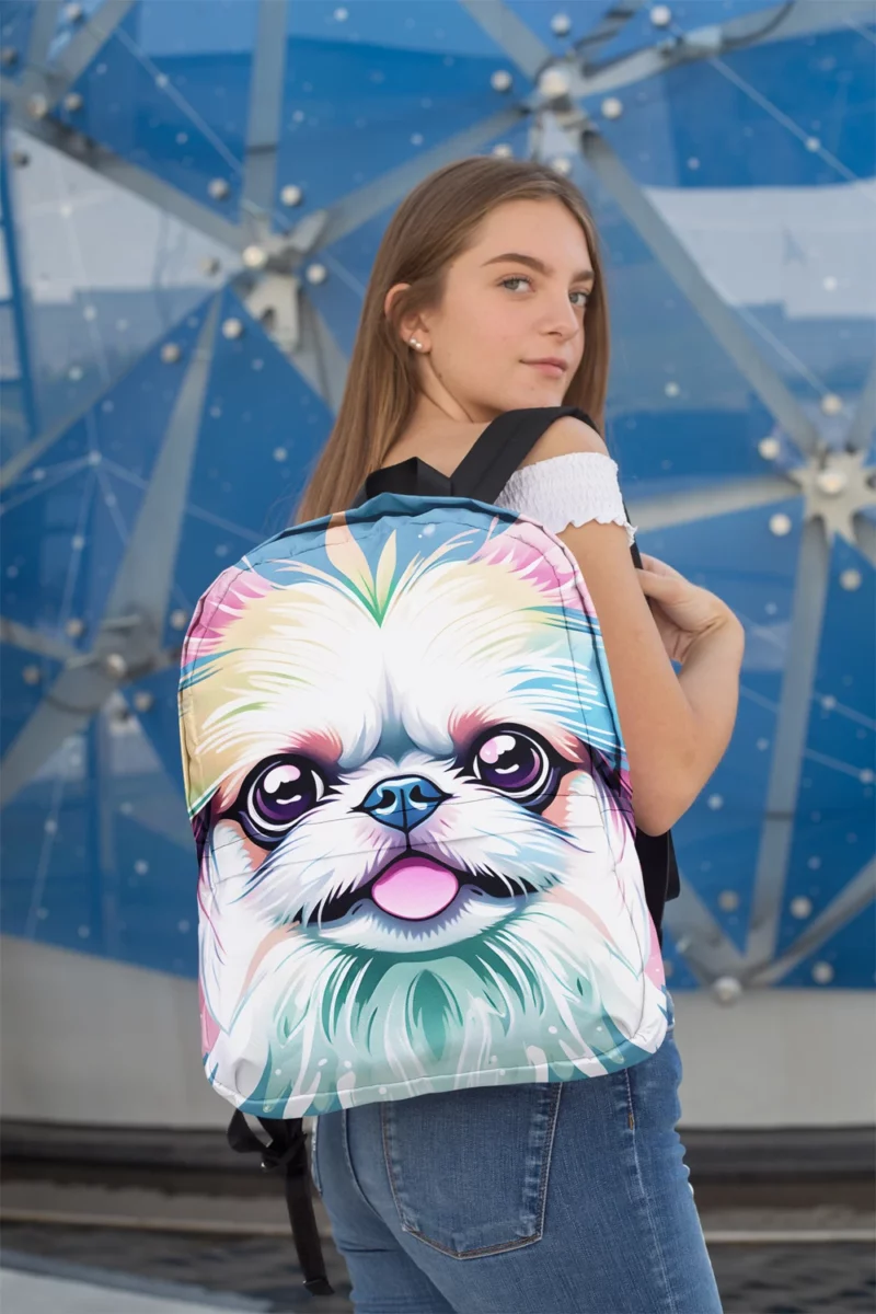 Teen Japanese Chin Present Gift of Joy Minimalist Backpack 2