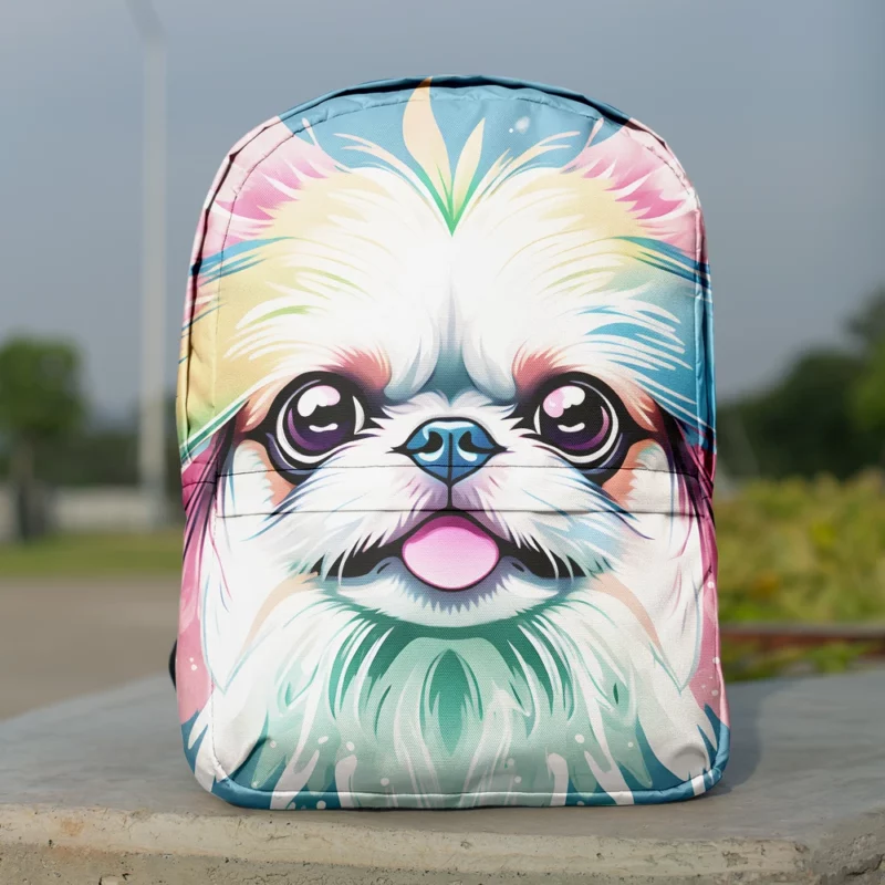 Teen Japanese Chin Present Gift of Joy Minimalist Backpack