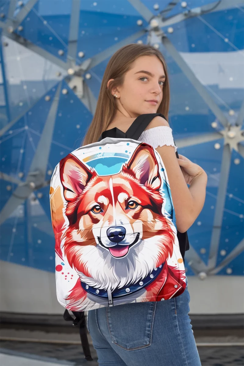 Teen Joyful Norwegian Lundehund Haven Minimalist Backpack 2