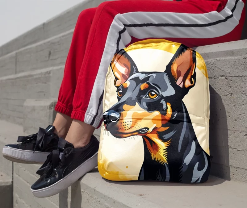 Teen Manchester Terrier Dog Present Gift of Joy Minimalist Backpack 1