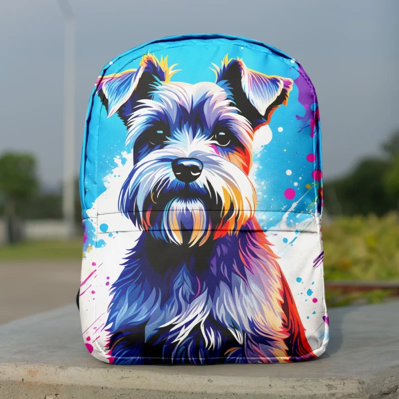 Teen Miniature Schnauzer Pal Birthday Joy Minimalist Backpack