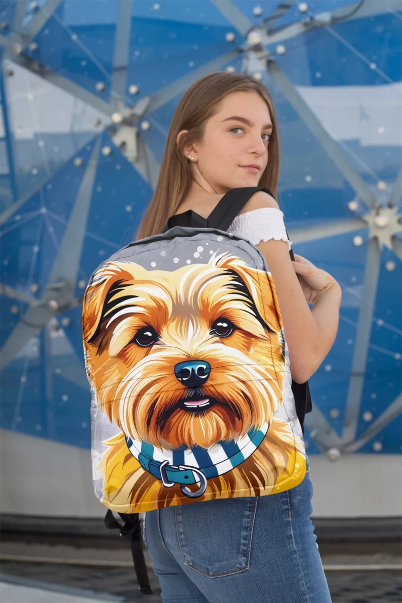 Teen Norfolk Terrier Pal Birthday Joy Minimalist Backpack 2