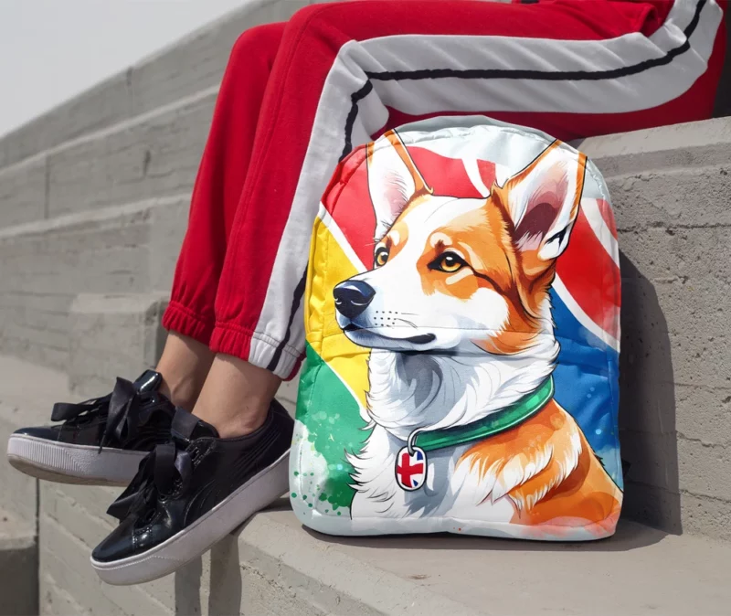 Teen Norwegian Lundehund Wonderland Dog Love Minimalist Backpack 1