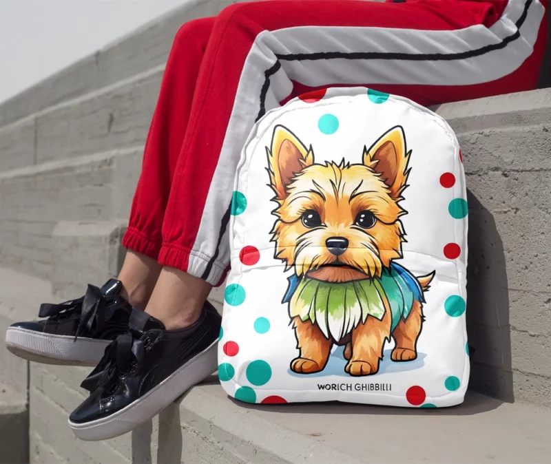 Teen Norwich Terrier Pal Birthday Joy Minimalist Backpack 1