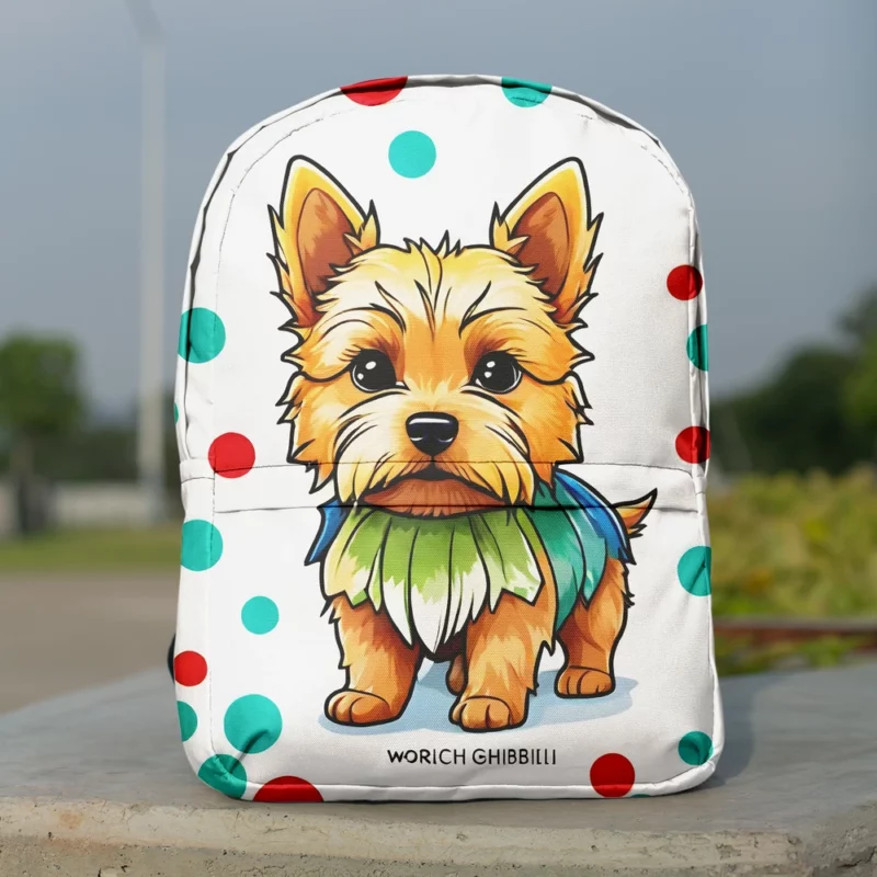 Teen Norwich Terrier Pal Birthday Joy Minimalist Backpack