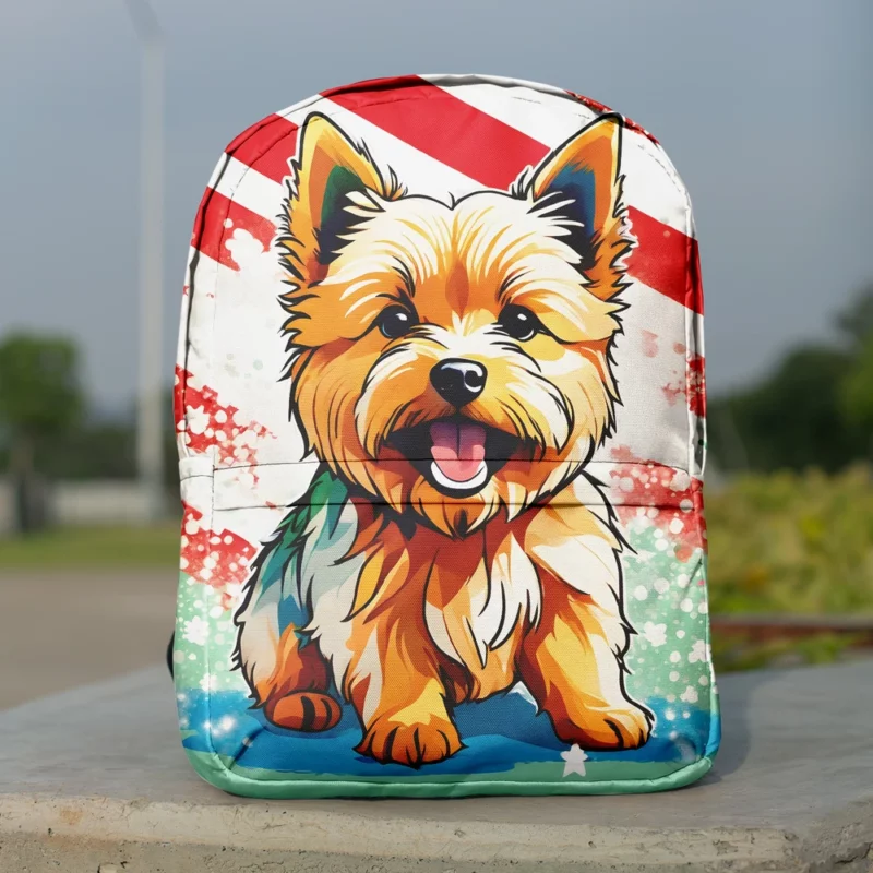 Teen Norwich Terrier Wonderland Dog Love Minimalist Backpack