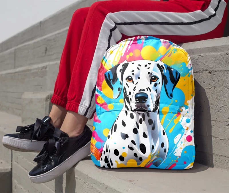 Teen Stylish Home Dalmatian Decor Minimalist Backpack 1
