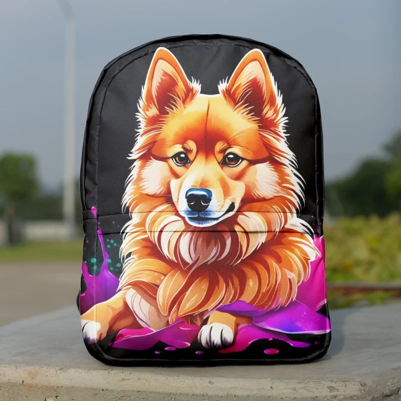 Teen Stylish Home Finnish Spitz Decor Minimalist Backpack