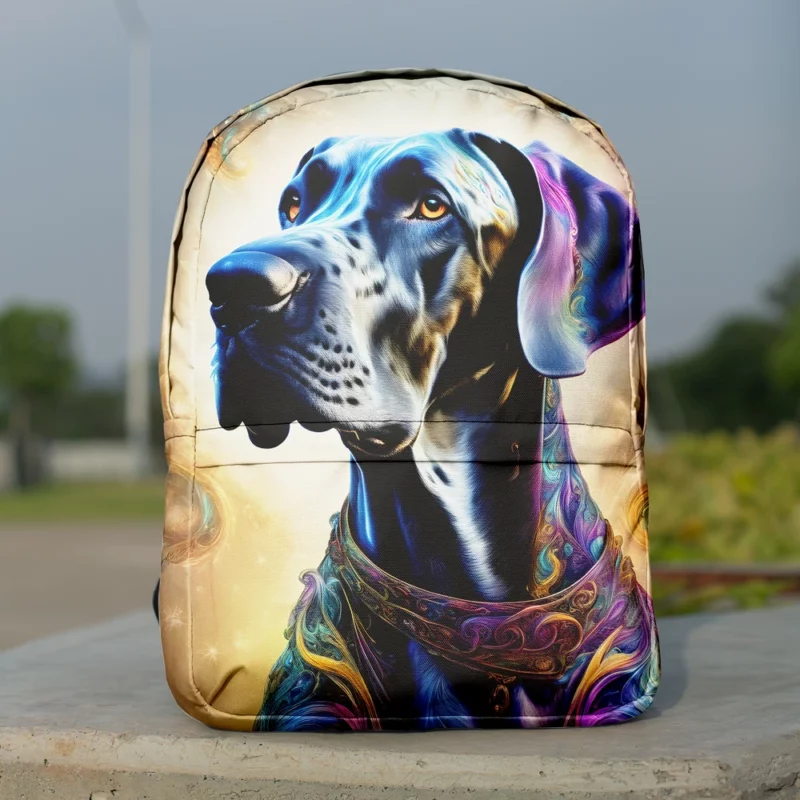 Teen Stylish Home Great Dane Decor Minimalist Backpack