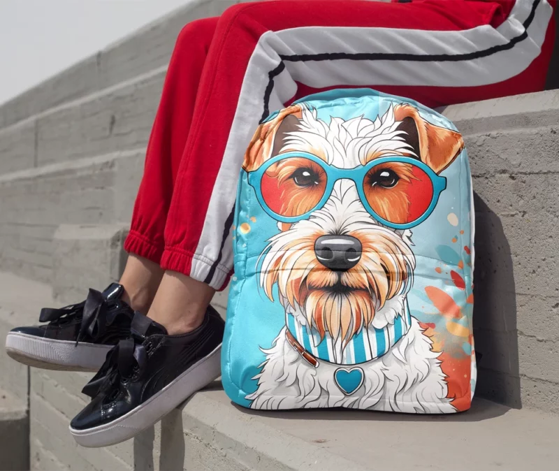 Teen Stylish Home Irish Terrier Decor Minimalist Backpack 1