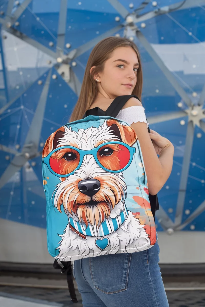 Teen Stylish Home Irish Terrier Decor Minimalist Backpack 2