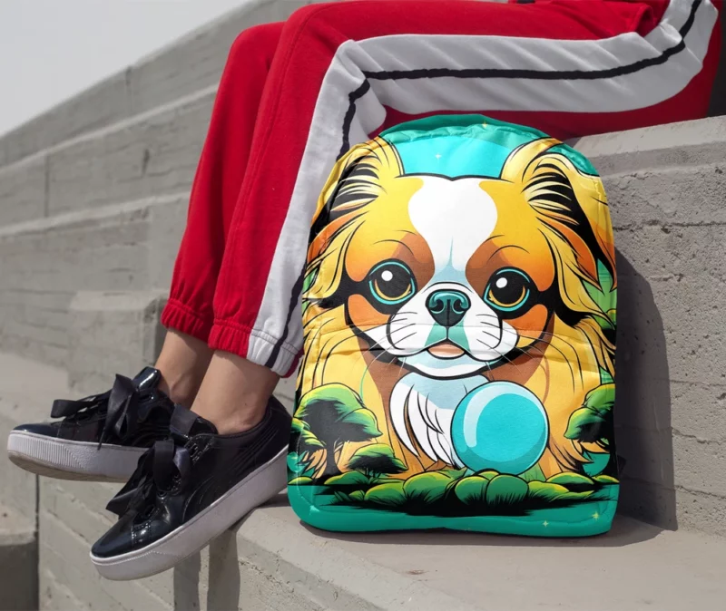 Teen Stylish Home Japanese Chin Decor Minimalist Backpack 1