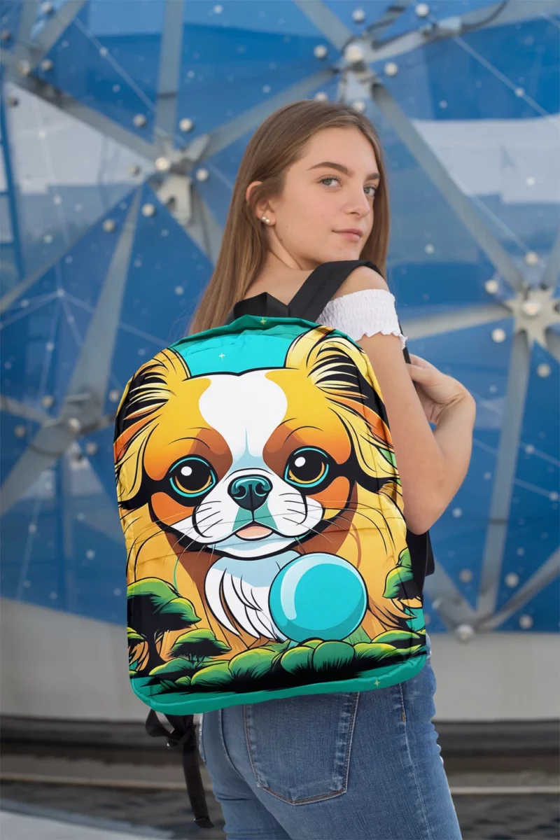 Teen Stylish Home Japanese Chin Decor Minimalist Backpack 2