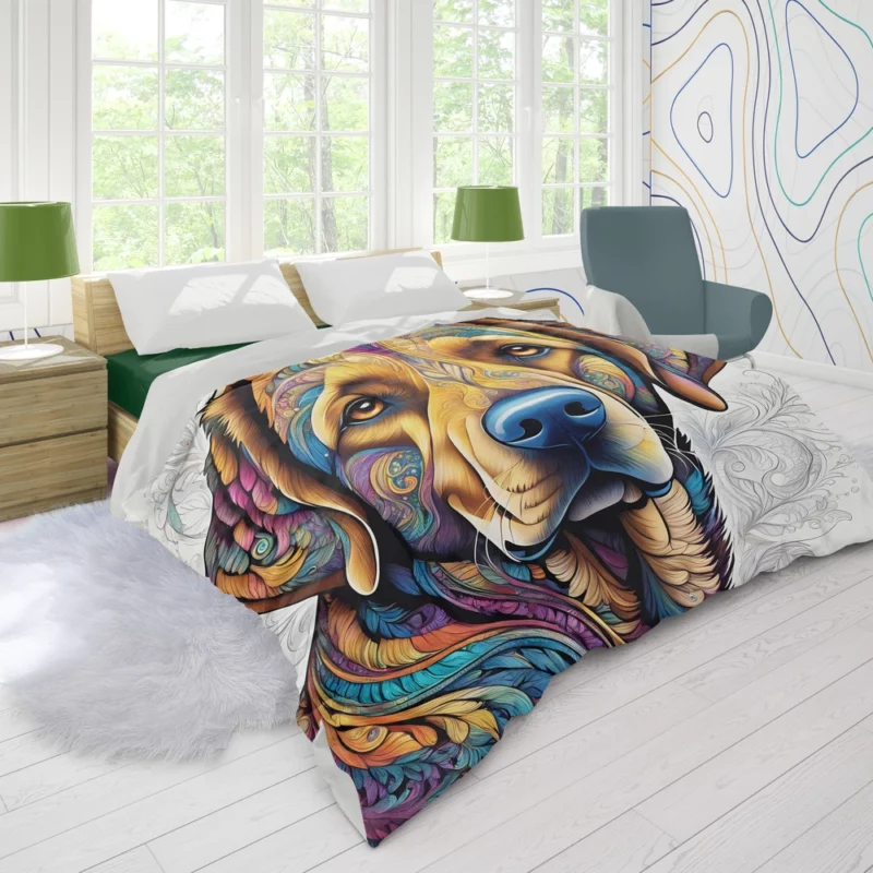 Teen Stylish Home Labrador Retriever Decor Duvet Cover