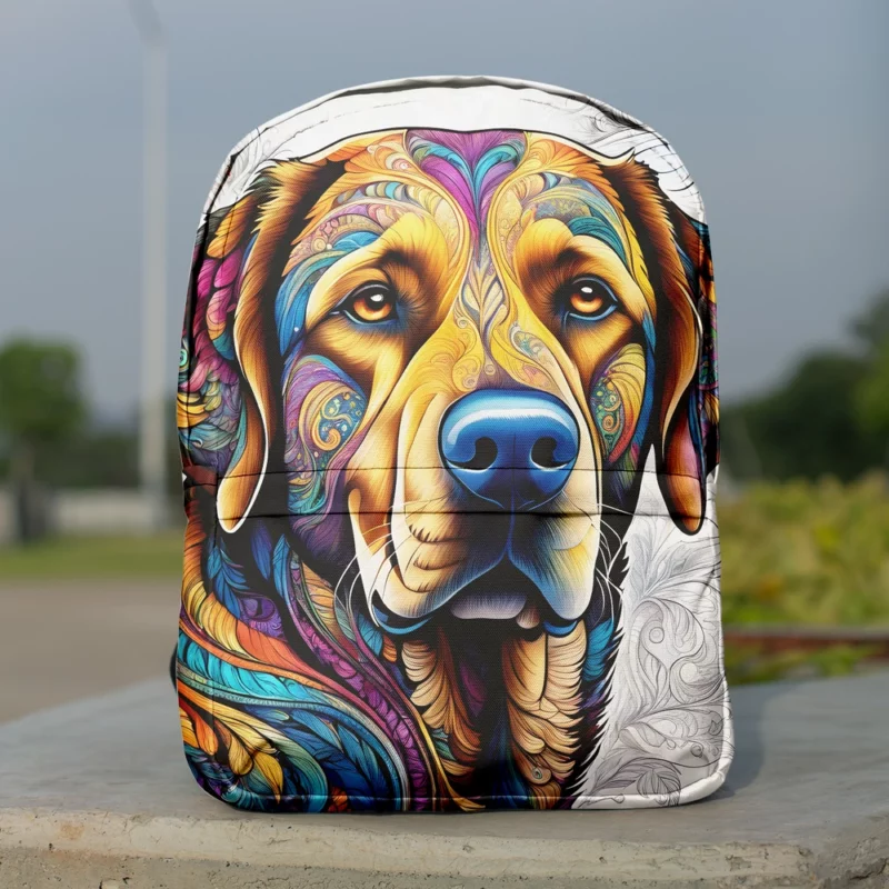 Teen Stylish Home Labrador Retriever Decor Minimalist Backpack