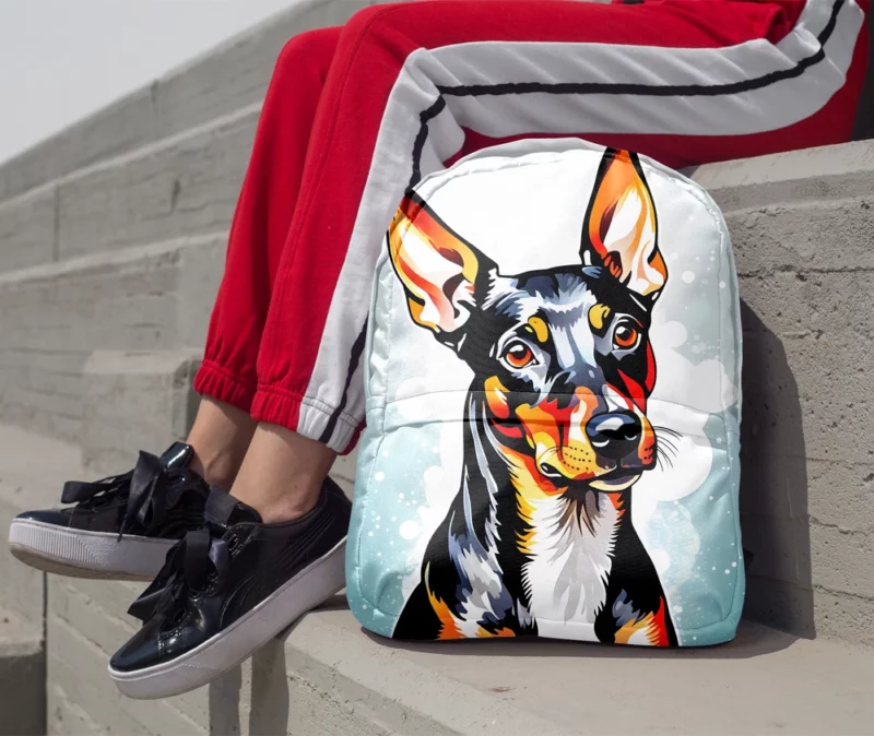 Teen Stylish Home Manchester Terrier Decor Minimalist Backpack 1