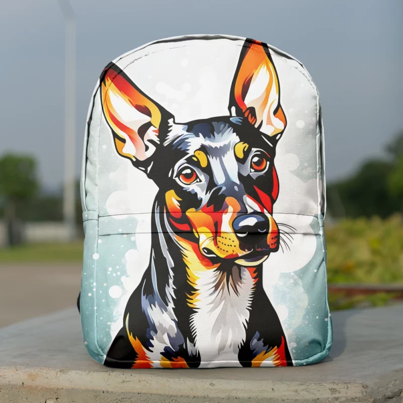 Teen Stylish Home Manchester Terrier Decor Minimalist Backpack