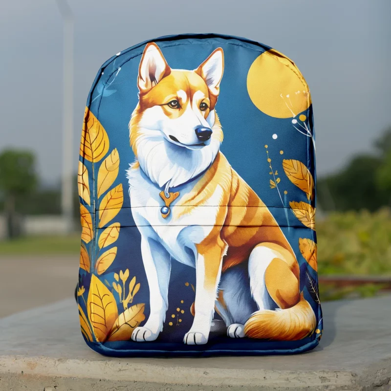 Teen Stylish Home Norwegian Lundehund Decor Minimalist Backpack