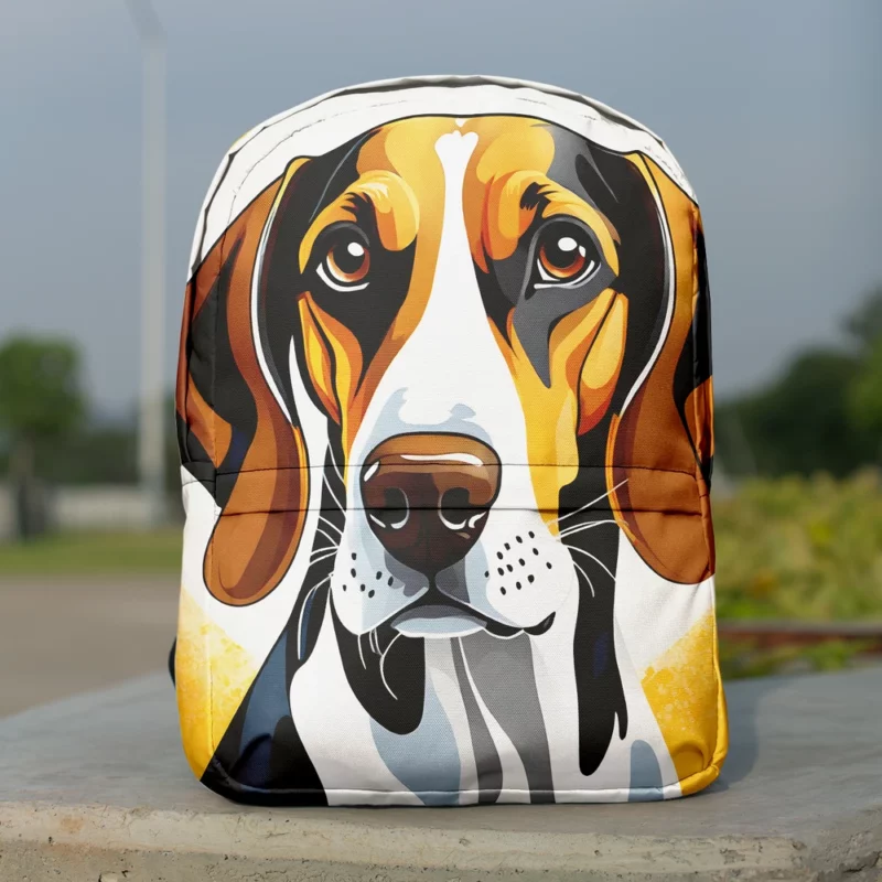 Tenacious Joy Playful Treeing Walker Coonhound Companion Minimalist Backpack