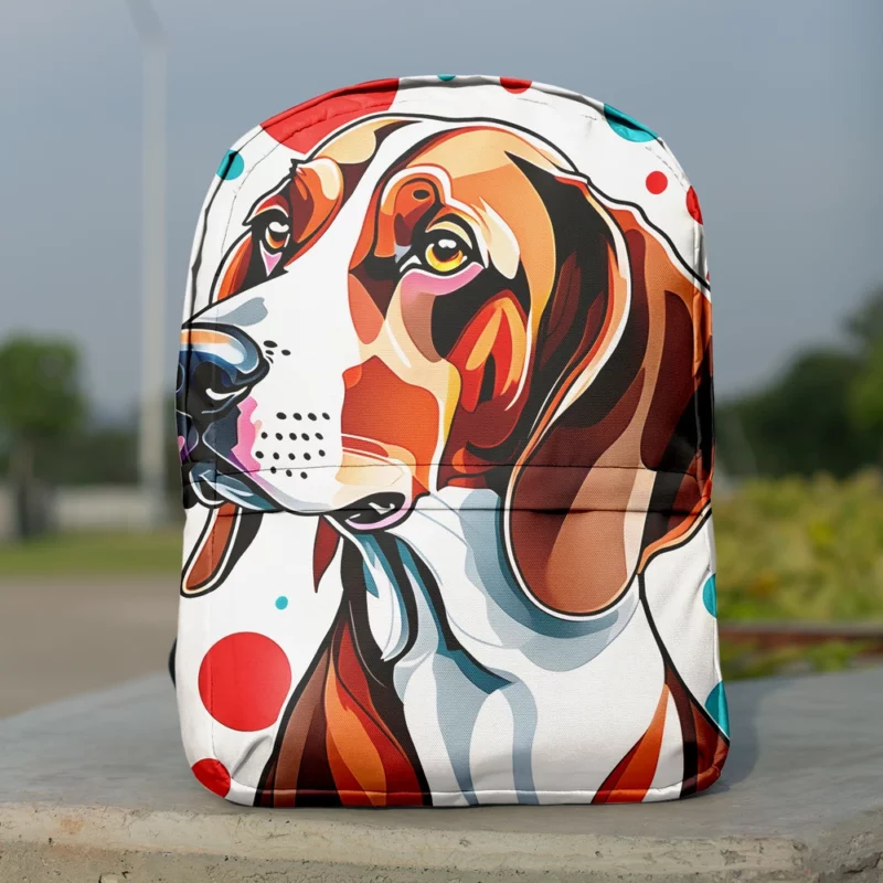 Tenacious Wonder Treeing Walker Coonhound Dog Breed Minimalist Backpack