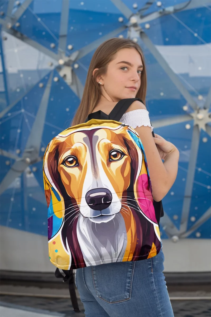 The Agile Saluki Loyal Dog Minimalist Backpack 2