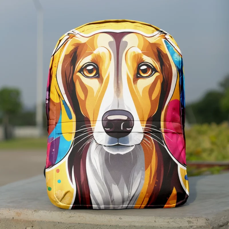 The Agile Saluki Loyal Dog Minimalist Backpack