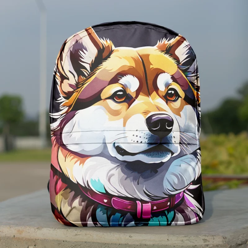 The Agile Shikoku Japanese Dog Minimalist Backpack