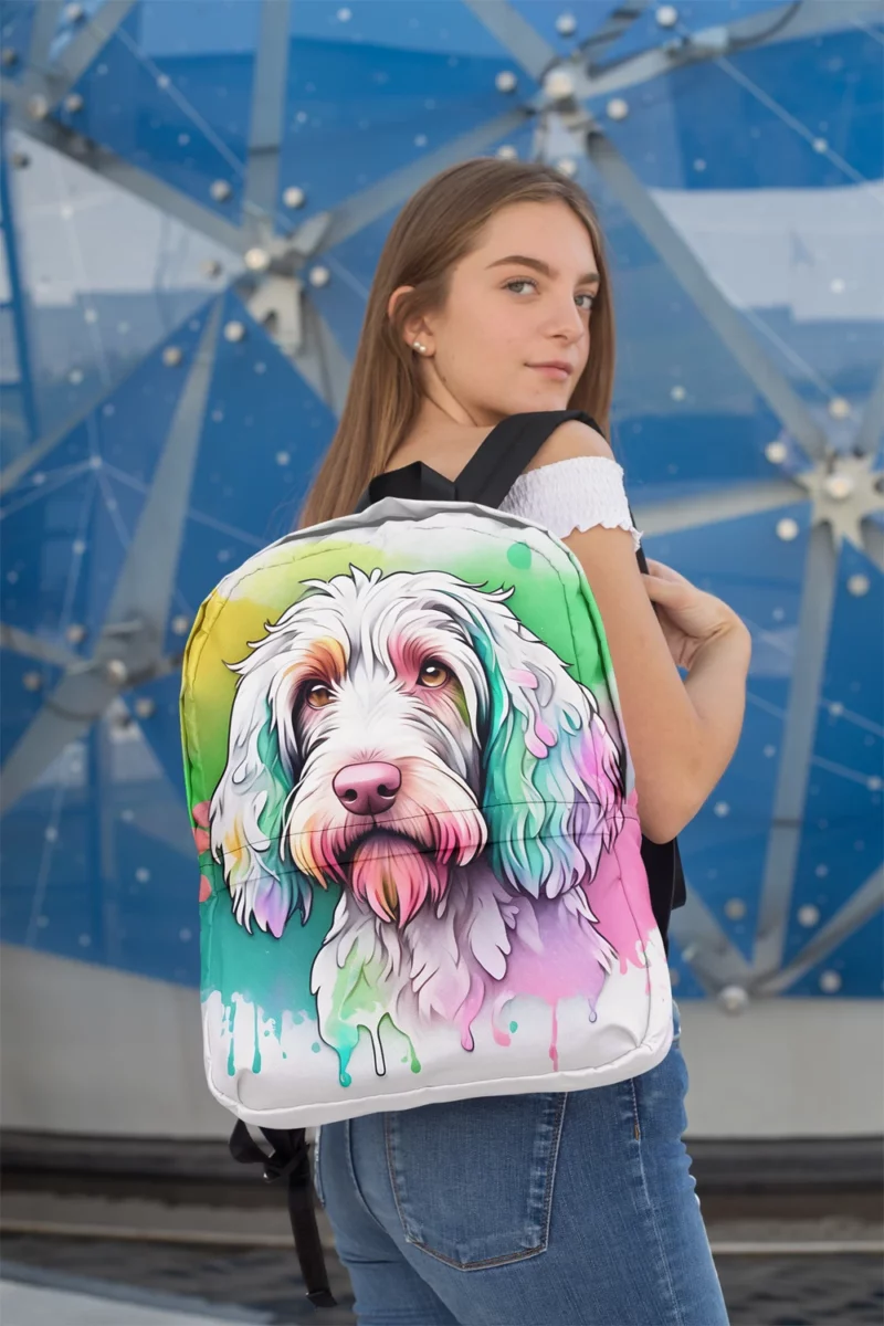 The Agile Spinone Italiano Dog Minimalist Backpack 2