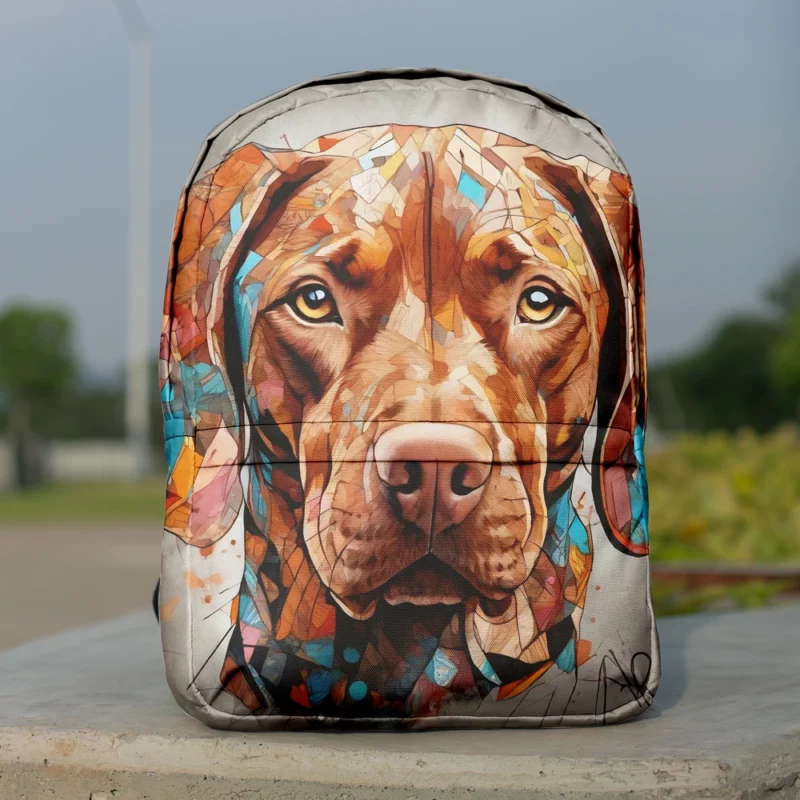 The Agile Vizsla Energetic Dog Minimalist Backpack