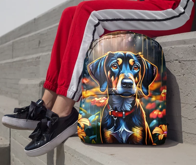 The Bold Plott HoundDog Breed Minimalist Backpack 1