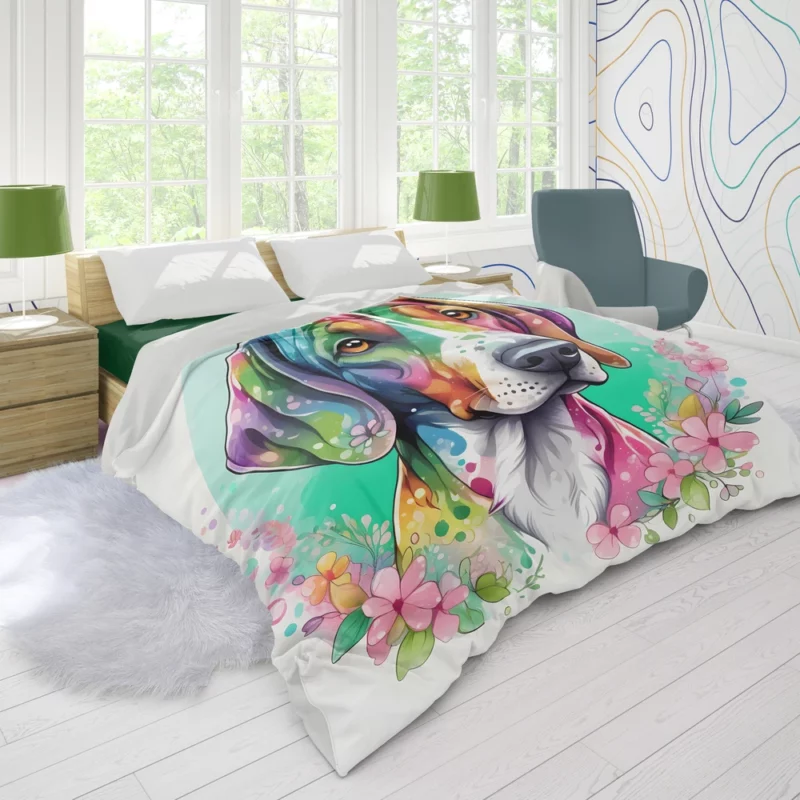 The Brave Plott HoundDog Companion Duvet Cover