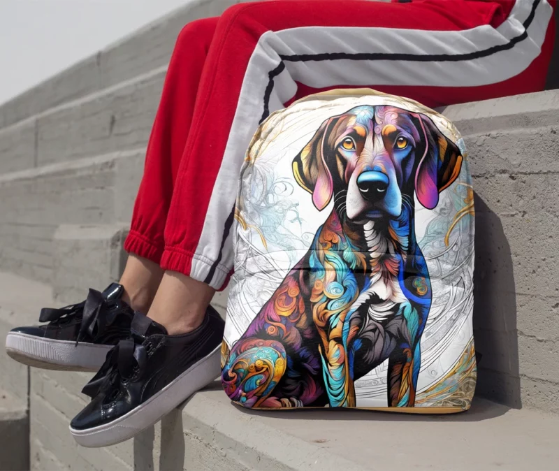 The Courageous Plott Hound Dog Minimalist Backpack 1