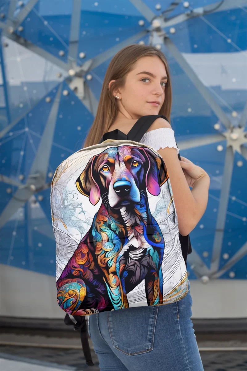 The Courageous Plott Hound Dog Minimalist Backpack 2