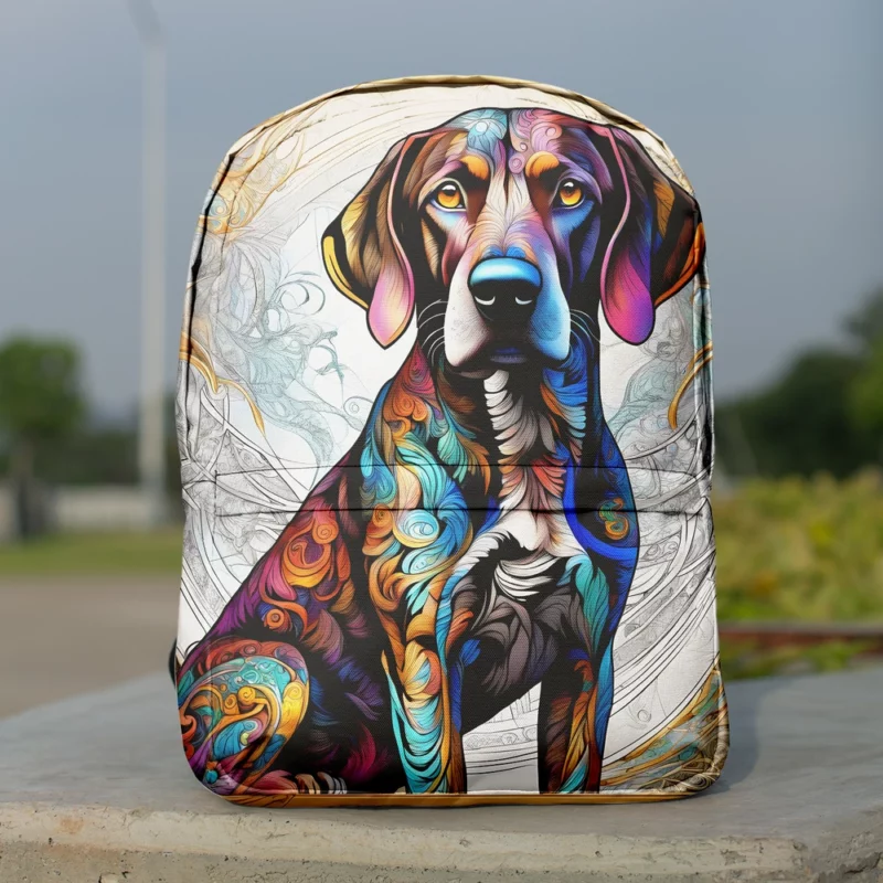 The Courageous Plott Hound Dog Minimalist Backpack