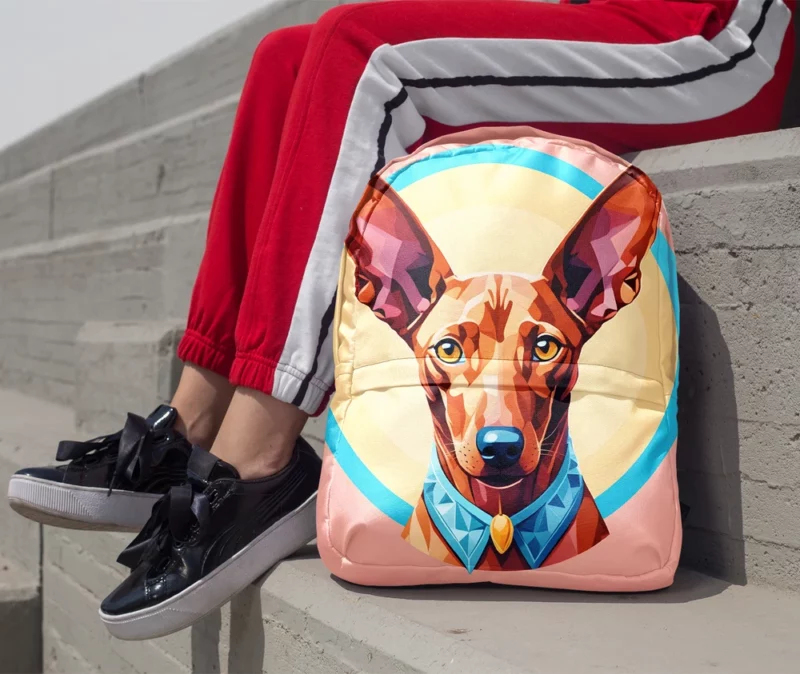 The Elegant Pharaoh Hound Dog Minimalist Backpack 1