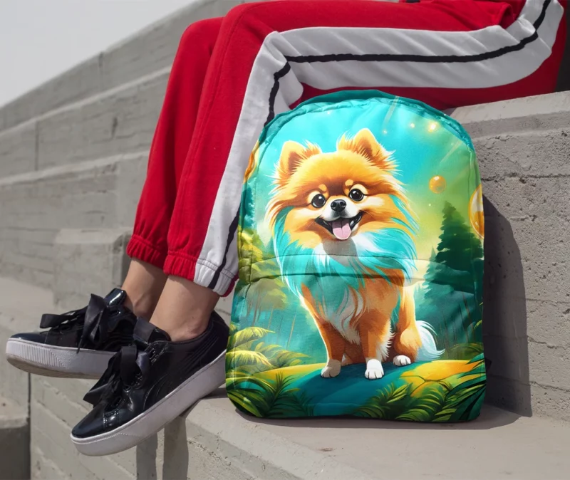 The Fluffy Marvel Pomeranian Dog Minimalist Backpack 1