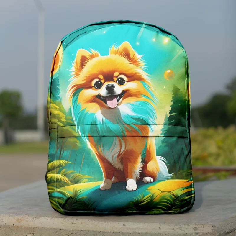 The Fluffy Marvel Pomeranian Dog Minimalist Backpack