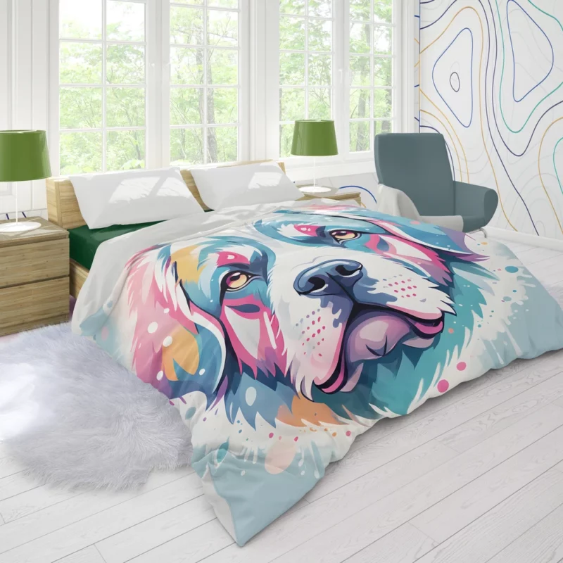 The Gentle Protector Pyrenean Mastiff Dog Breed Duvet Cover