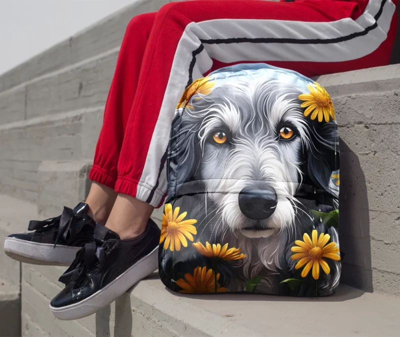 The Gentle Scottish Deerhound Dog Minimalist Backpack 1