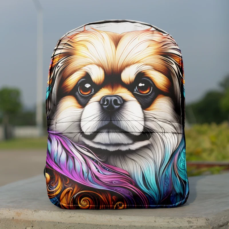 The Imperial Pekingese Beloved Dog Minimalist Backpack